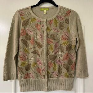 SIGRID OLSEN KNIT CARDIGAN SIZE PM